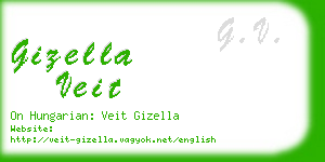 gizella veit business card